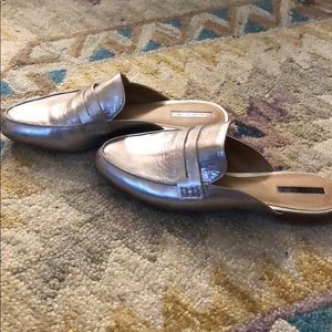 Platinum Tahari flats